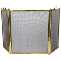 Brass Fireplace Screen
