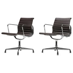 Vintage Aluminum Chairs by Charles & Ray Eames for Vitra, USA, 1958