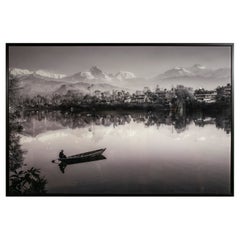 Foto con cornice Metraquilat dell'artista Gonzalo Botet, "Alba dell'Himalaya".
