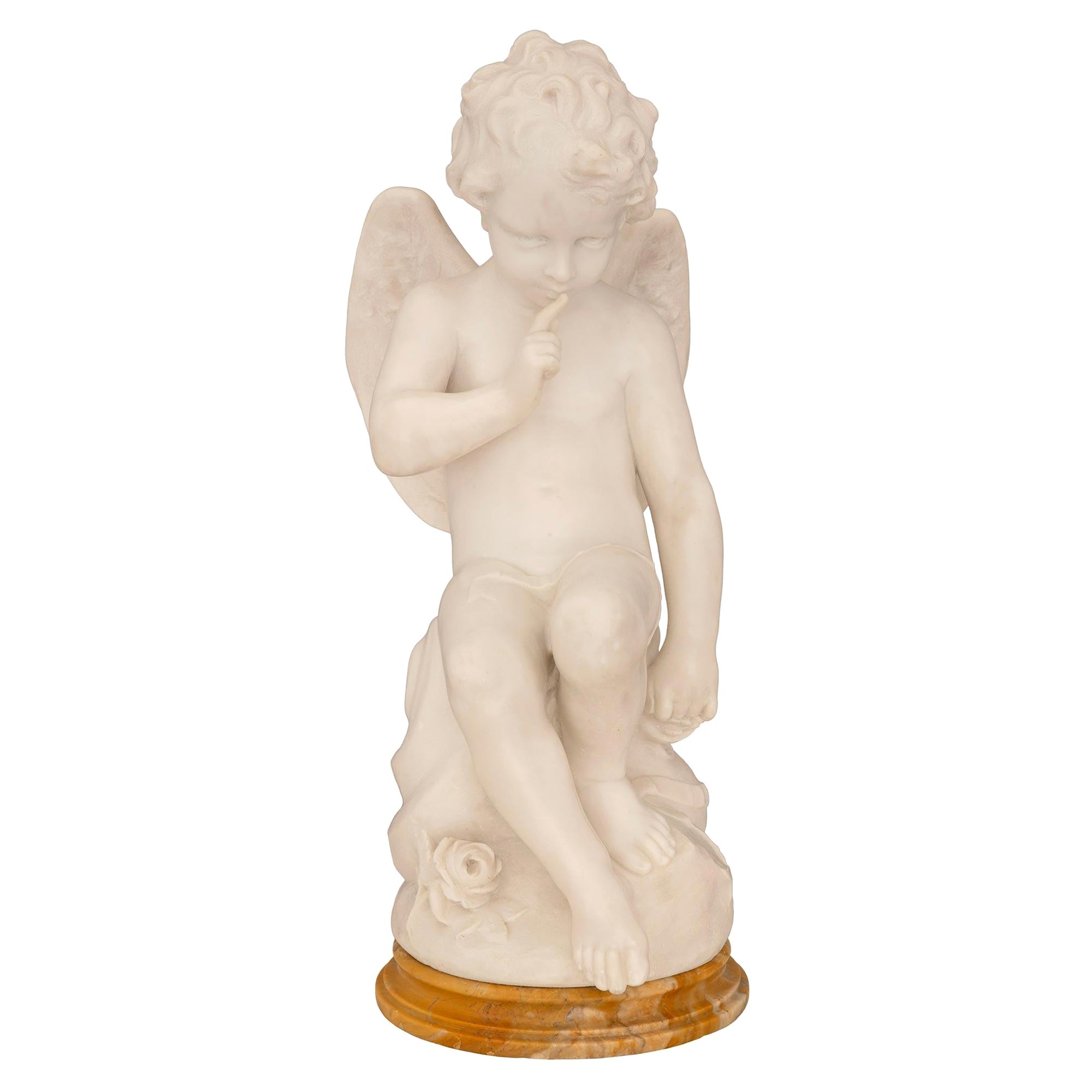 Italian Late 19th Century Marble Statue by Pasquale Rizzoli For Sale
