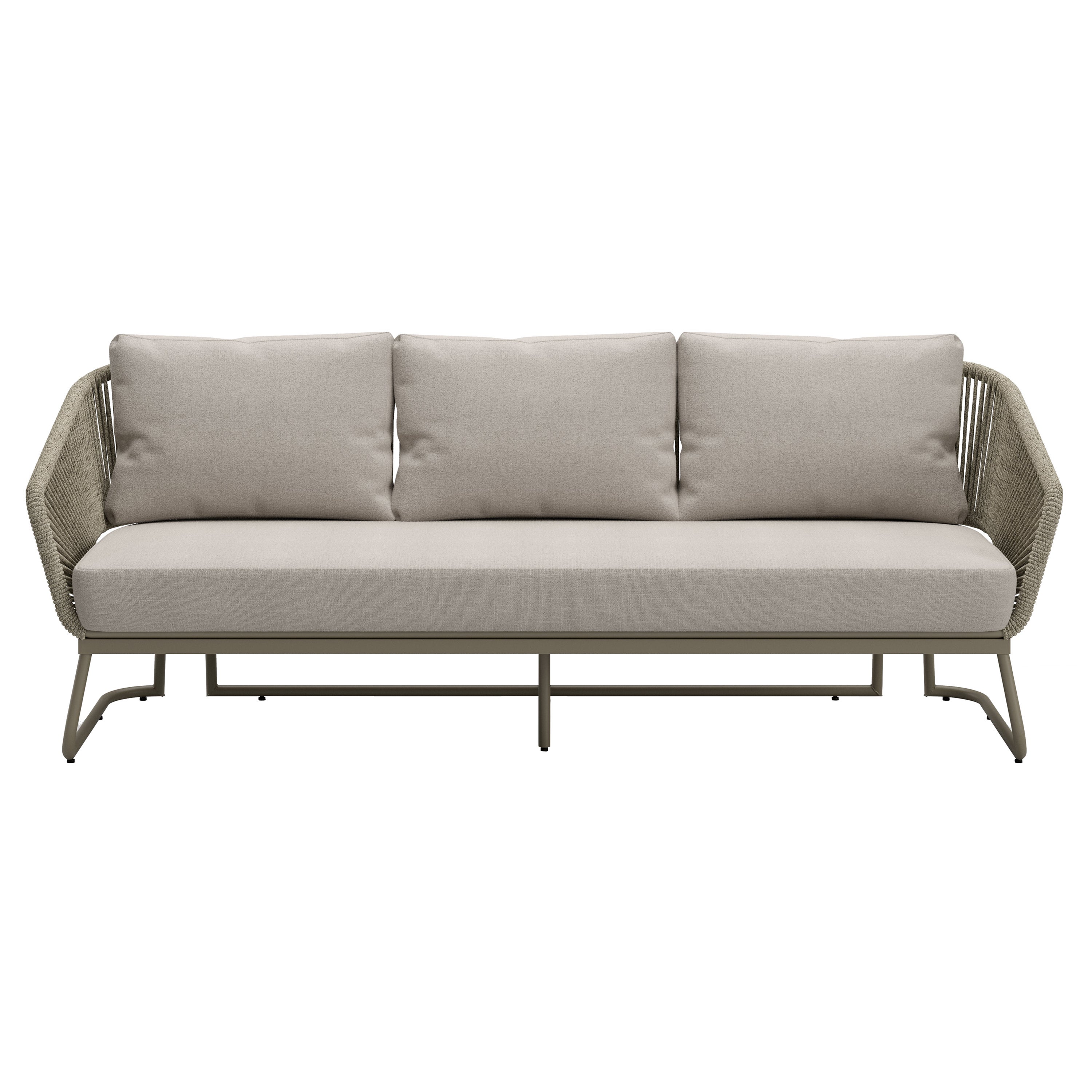 Claude 3-sitzer-sofa für draußen von Snoc im Angebot