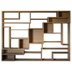 Labyrinth Wall Bookcase by Kana Objects