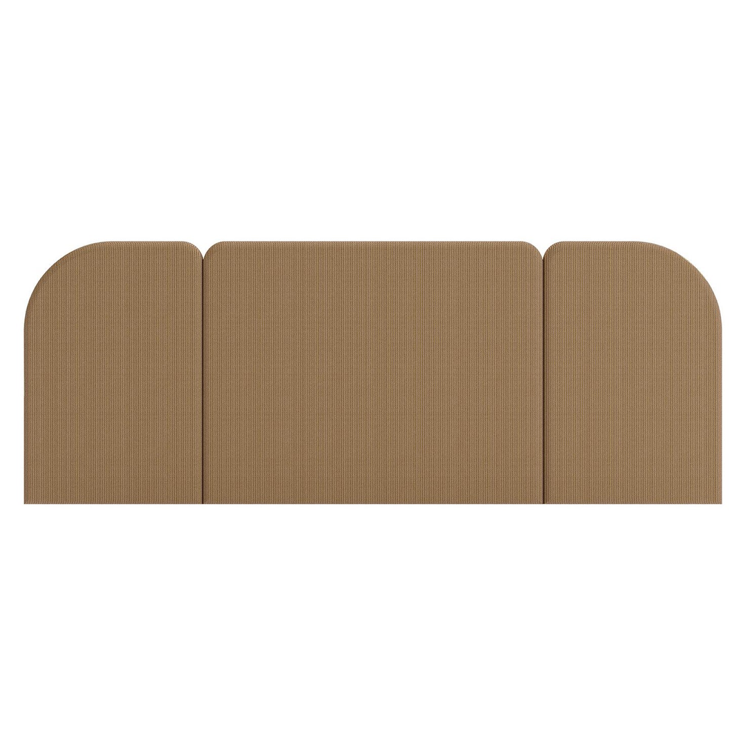 ENYO headboard in cappuccino Velvet, 3 modules For Sale