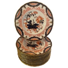 Royal Crown Derby Imari King's Old Japan 33972z Porcelain Lunch Dessert Plates