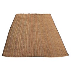 Tappeto Tuareg in pelle marocchino vintage della metà del XX secolo, Africa del Nord