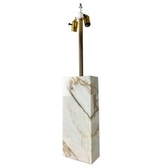 T. H. Robsjohn Gibbings Style Marble Lamp 