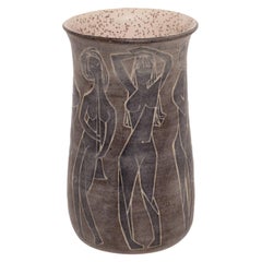 Retro Italian Ceramic Vase by Marcello Fantoni, 1960s 