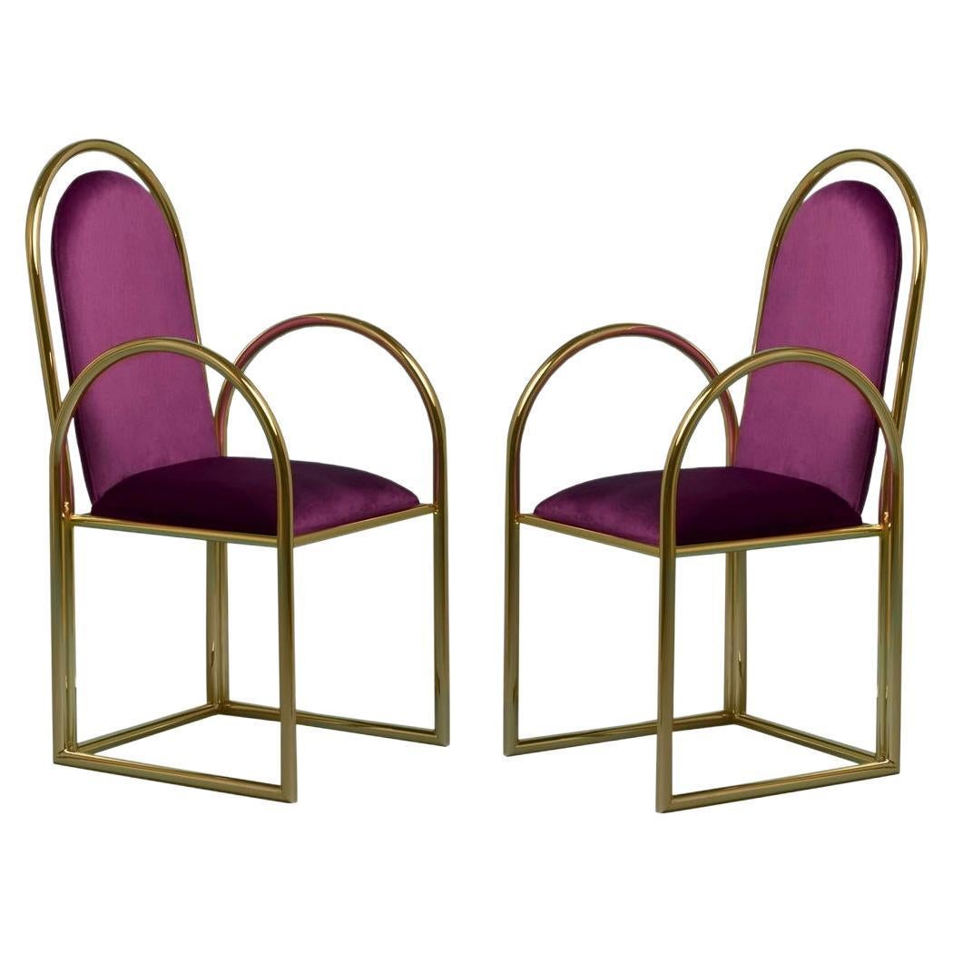 Set of 2 Arco Chairs by Houtique