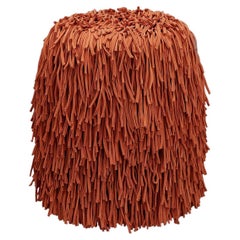 Terracota Woody Pouf by Houtique