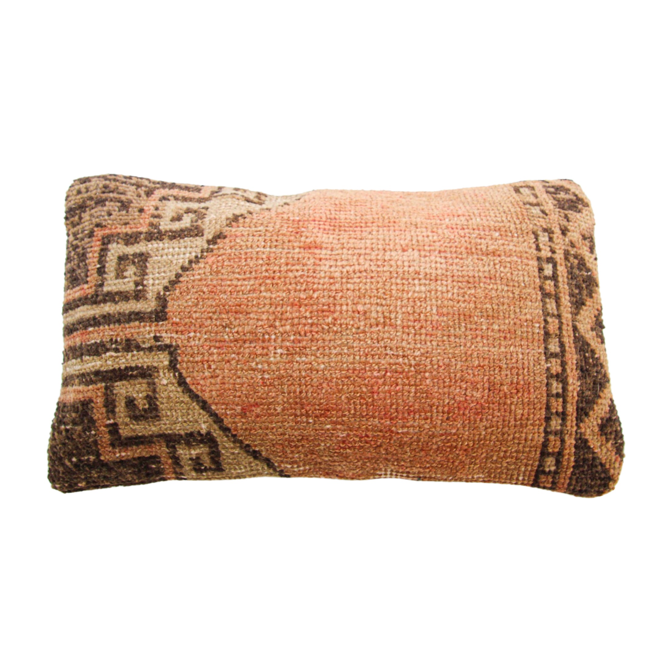 Antique Tabriz Persian Rug Pillow For Sale