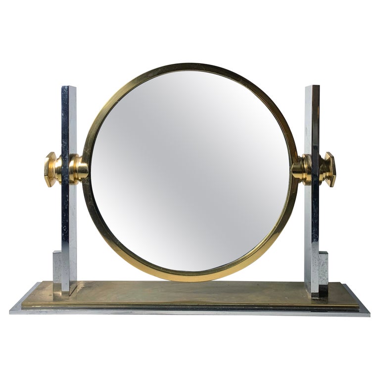 Karl Springer vanity mirror, 1970s–80s