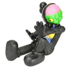Wonderful Modern Kaws Seated Black Dissected Flayed Companion 2013 Sculpture