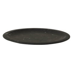 Piatto Piano #1, Dining Plate, Black by Ivan Colominas