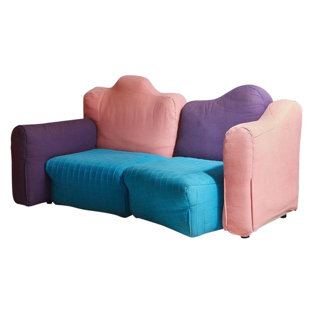 Cannaregio Loveseat Attributed to Gaetano Pesce for Cassina, Italy 1990s For Sale