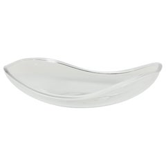 Cuenco de Lucite de Forma Libre de Ritts Co.