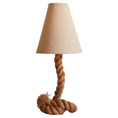 Rope Table Lamp, France, 20th Century