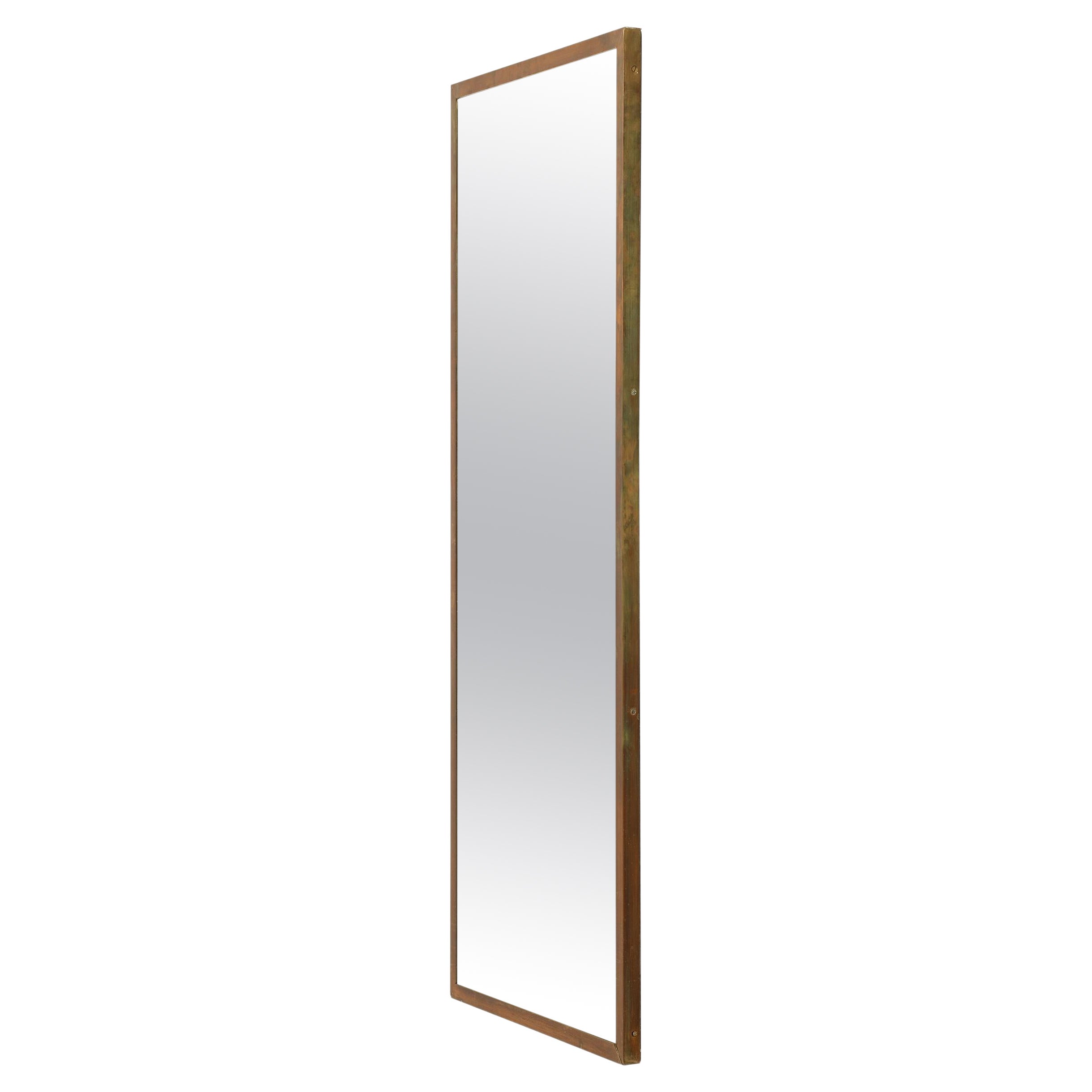 Mirror in Brass Attributed to Josef Frank, 1950's
