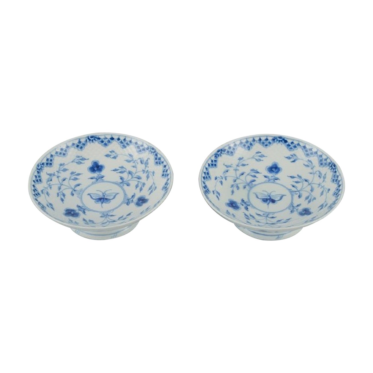 Bing & Grondahl, Kipling, Two Porcelain Bowls Model Number: 427. in Perfect Cond For Sale
