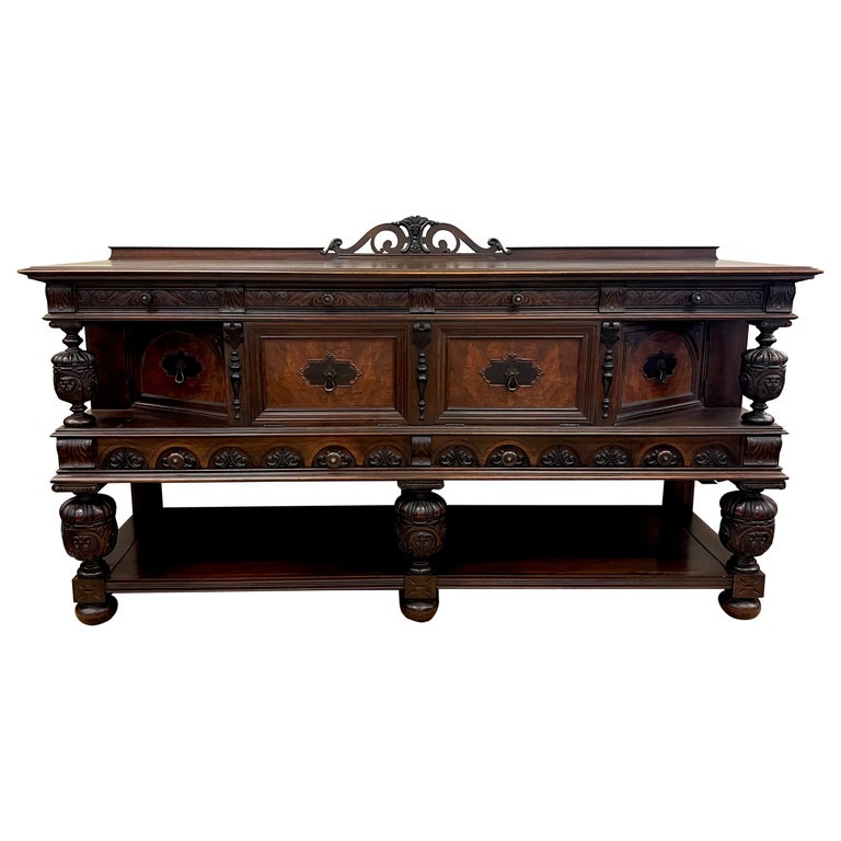 Jacobean Style Sideboard by Rockford Furniture Company For Sale at 1stDibs