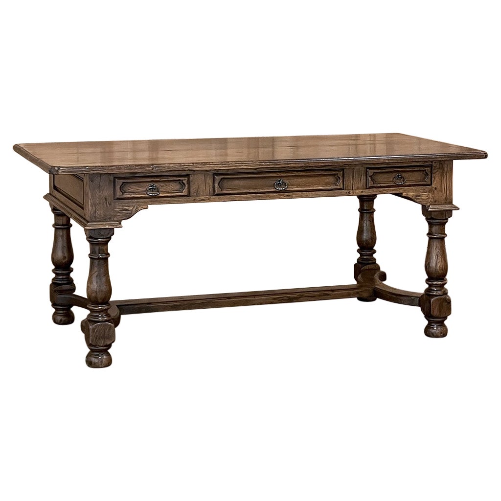 Antique Rustic Country French Desk For Sale