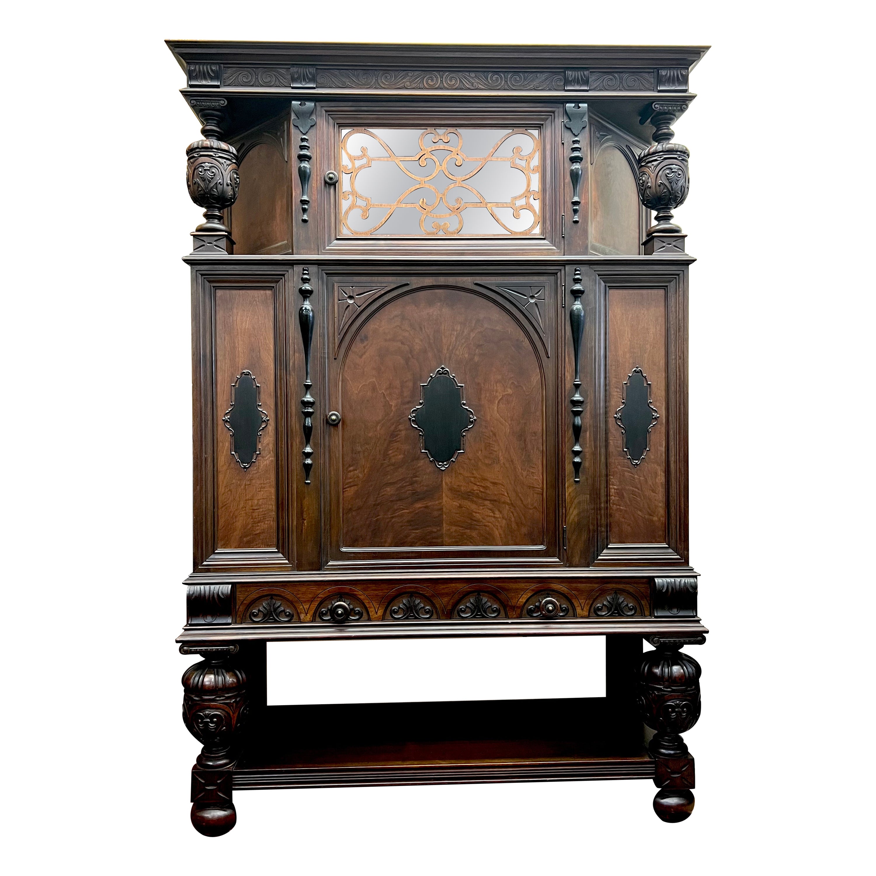 Jacobean Style Highboy by Rockford Furniture Company