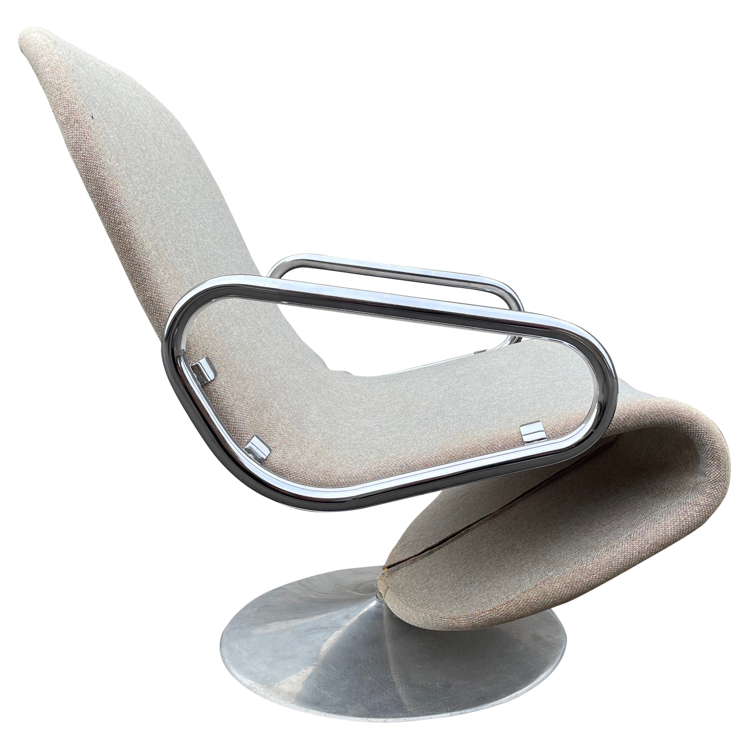 Mid-Century Modern Rare Verner Panton Chair  For Sale
