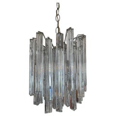 Camer Chandelier with Venini Prisms