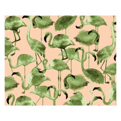 Flamingo Cipria Wallpaper