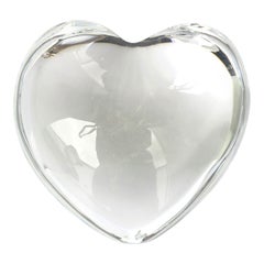 Baccarat Heart Paperweight or Decorative Object French
