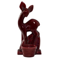 Vintage Ceramic Deer Statuette