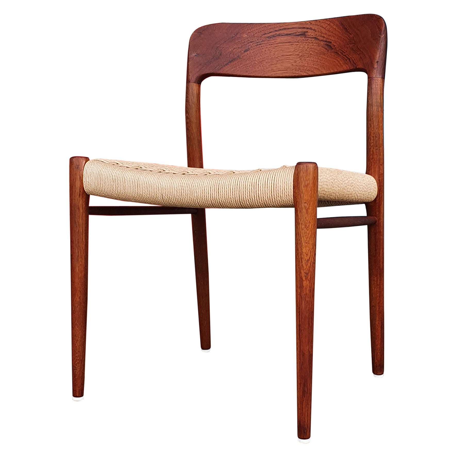 Vintage Teak Moller 75 Dining Chair For Sale