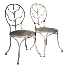 Jean-Michel Frank '1893-1941' Durenne Foundries Garden Chairs
