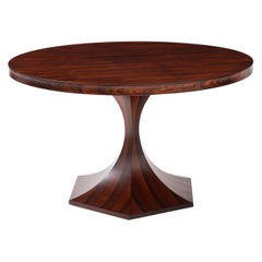 Vintage Giulio Moscatelli Rosewood Center or Dining Table, Italy, 1960s