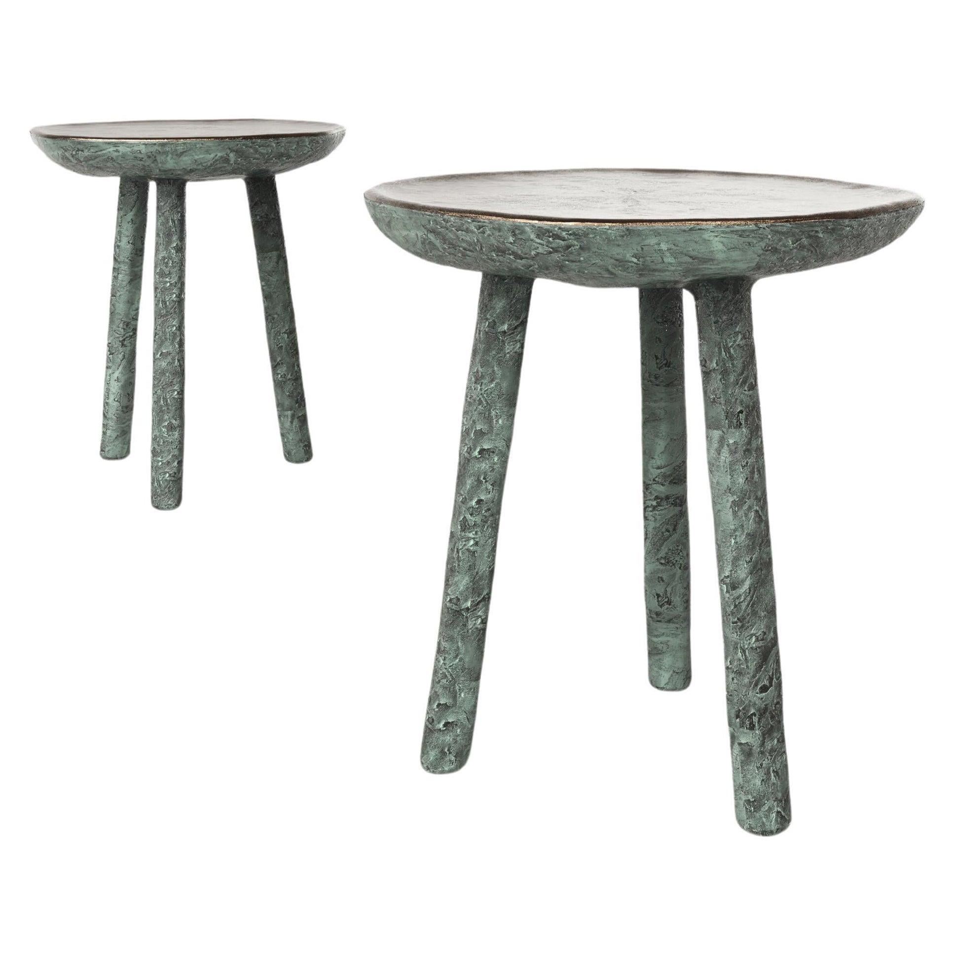 Set of 2 Comma V1 Stools by Edizione Limitata