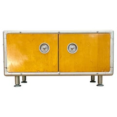 Vintage 1960s, Henry P. Glass Petite Fleetwood Furniture Tabletop Credenza Cabinet Box