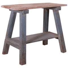 English Pine Trestle Table