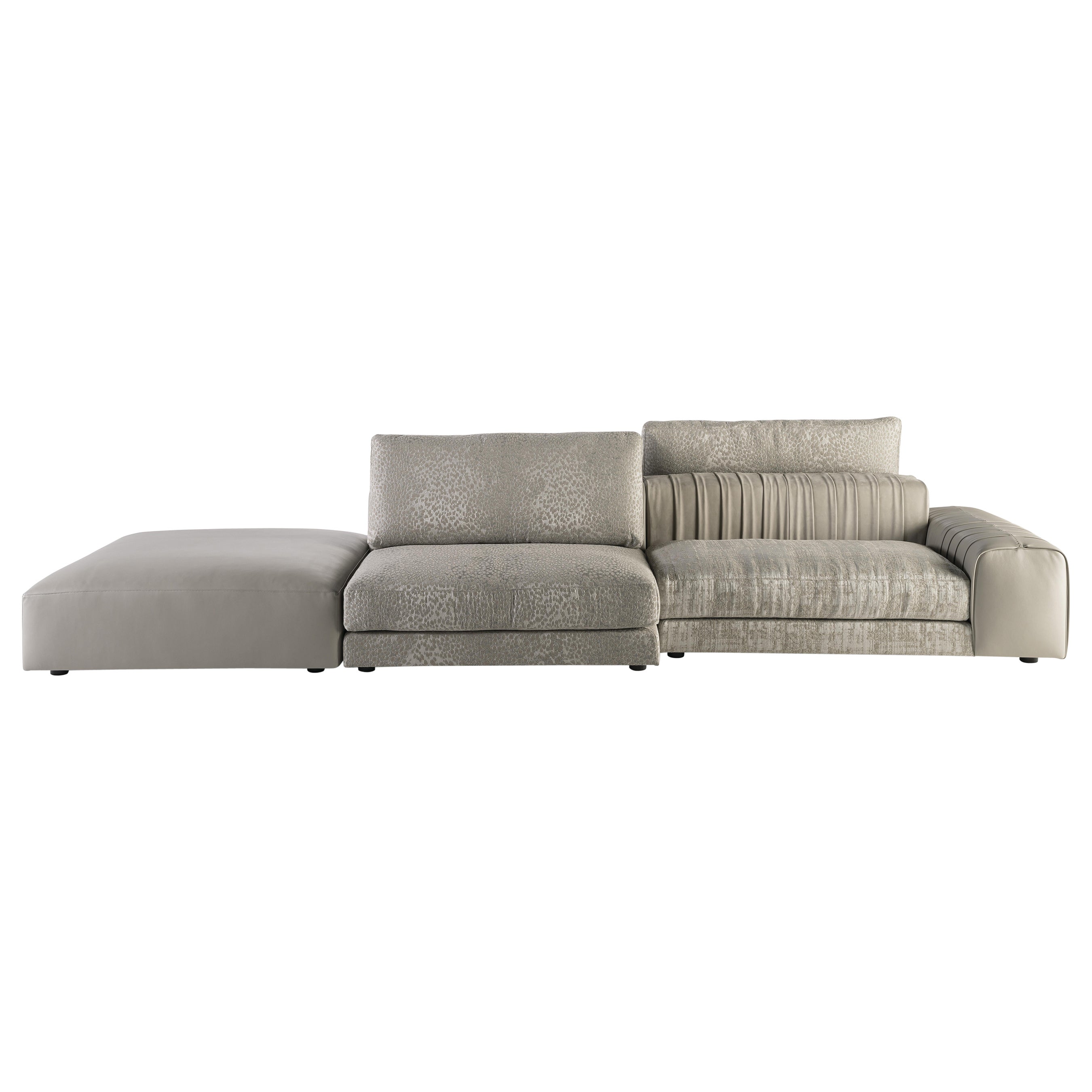 21st Century Kingston Modular Sofa by Roberto Cavalli Home Interiors For Sale