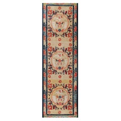 Antique Late 19th Century W. Chinese Ningxia Runner Carpet ( 2'4" x 7'2" - 70 x 220 )