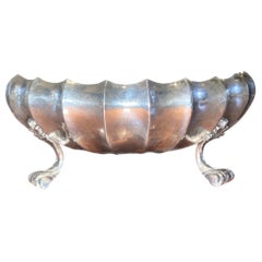 Buccellati 20th C. Hand Hammered Sterling Silver Footed Bowl 