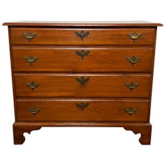 Antique American Chippendale Four Door Chest, circa Late 18th Century