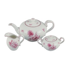 Rosenthal, Porcelain Tea Set Consisting of Teapot, Creamer and Sugar Bowl