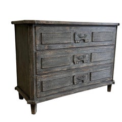 Vintage Layla 3 Drawer Commode in Distressed Painted Finish