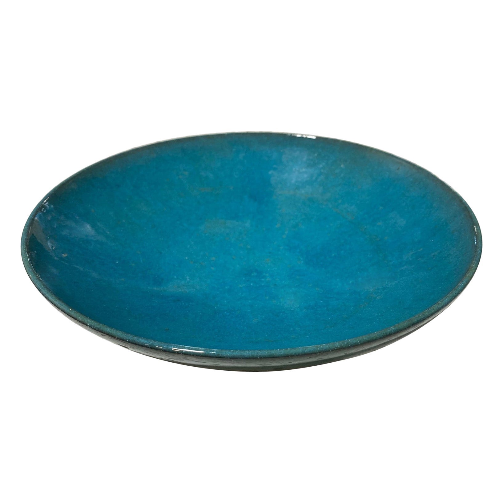 Paul Ami Bonifas Gran cuenco firmado de cerámica Studio Pottery suiza de principios de siglo
