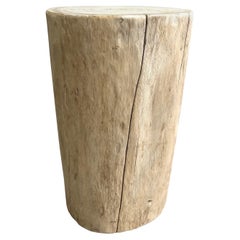 Natural Wood Stump Side Table or Stool