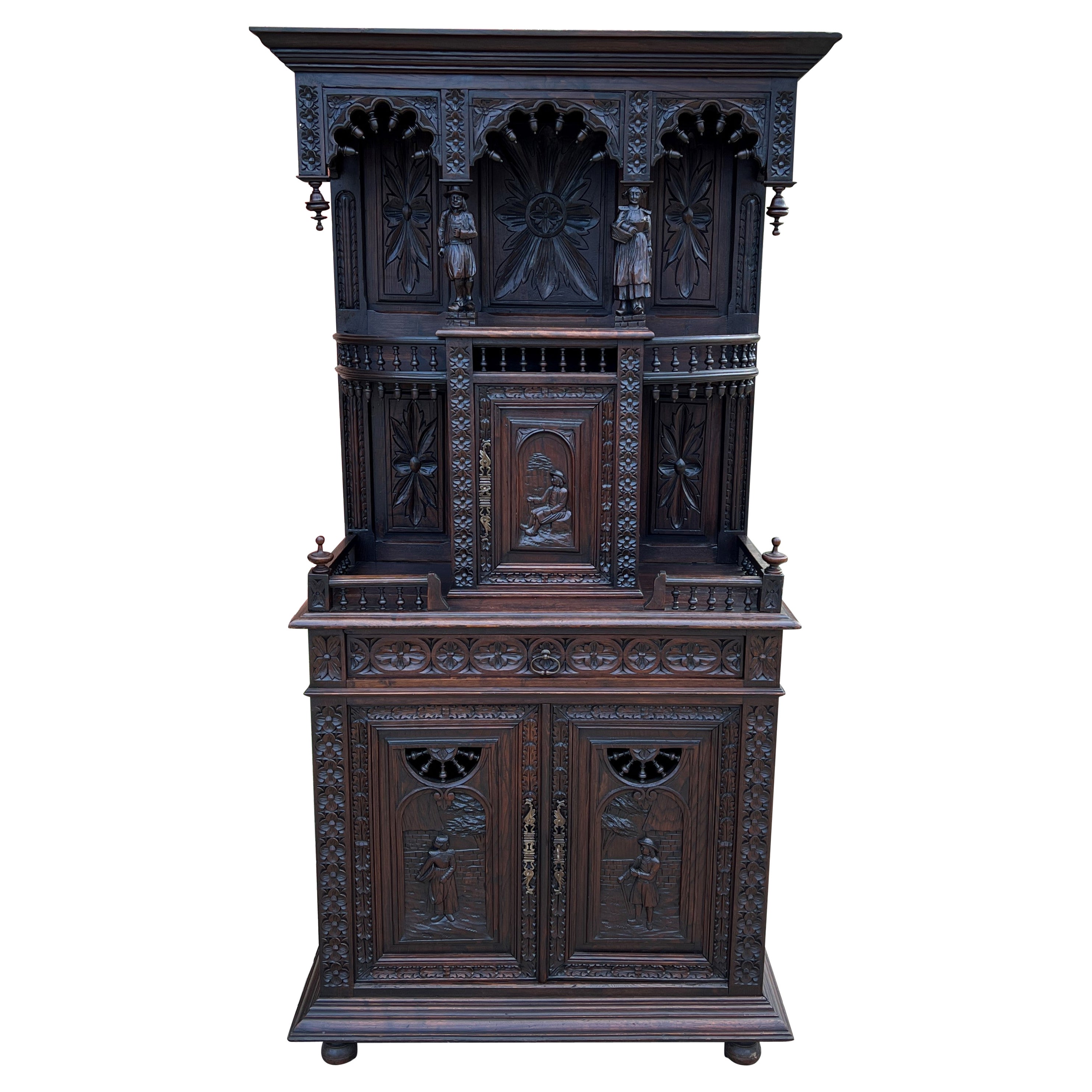 Antique Sideboard Hutches Display 3 For Sale on 1stDibs