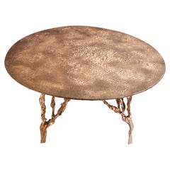 Polished Bronze Table by Fakasaka Design