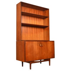 Small Danish Range Teak Bookcase / Credenza by Ib Kofod Larsen