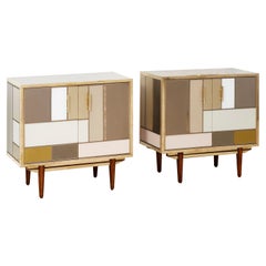 Pair of Cabinets in Mondrian Style by Studio Glustin