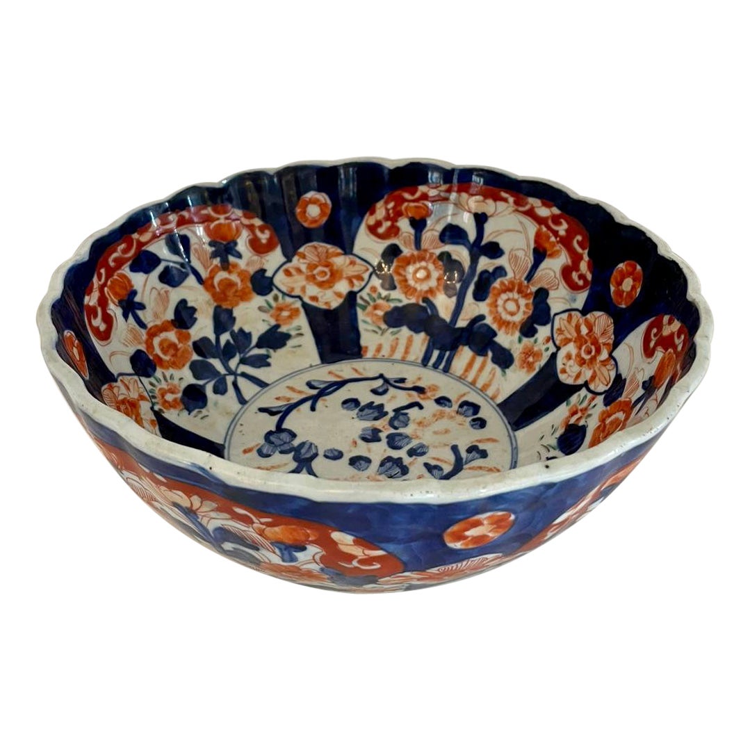 Antique Quality Japanese Imari Bowl For Sale
