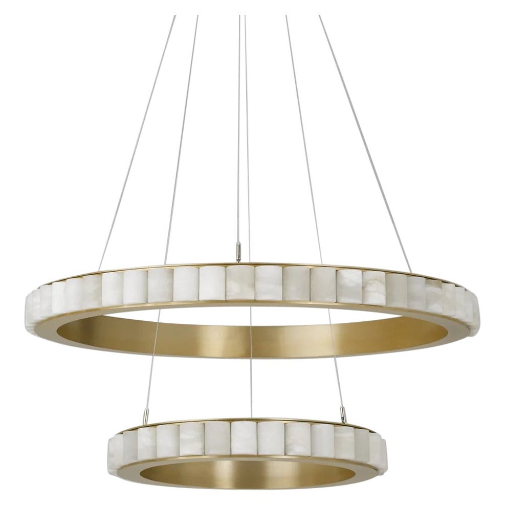 Avalon Halo Chandelier by Cto Lighting For Sale